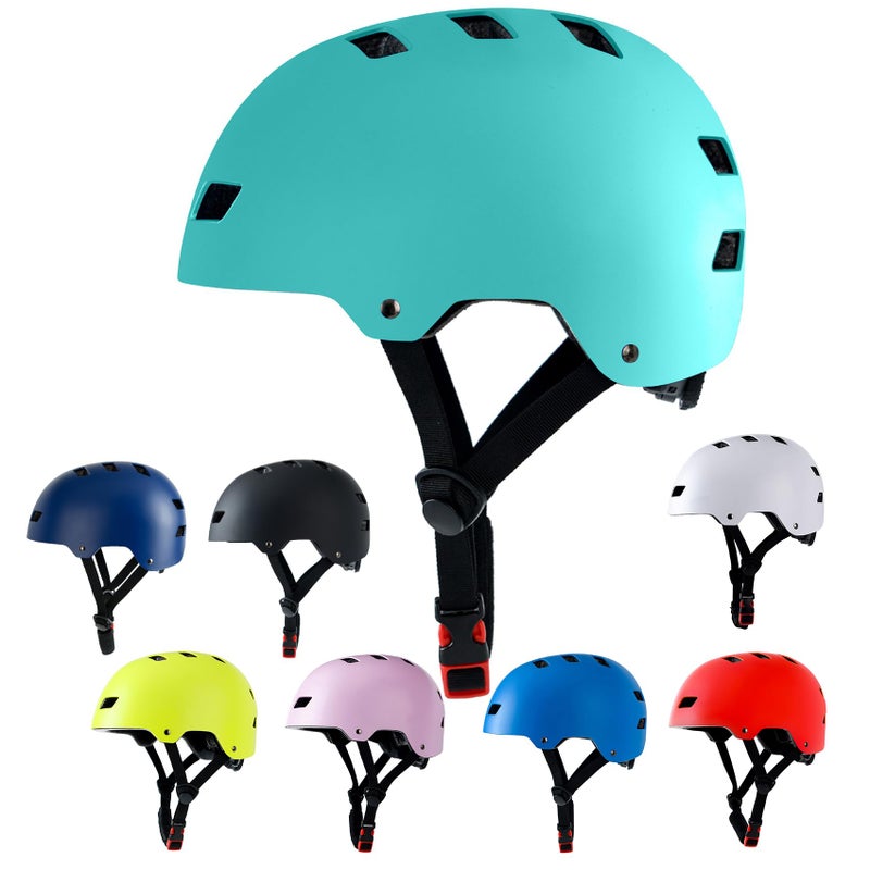 Bavilk Bike Helmet 3 Sizes for Teenager Kids Youth Adults,Bavilk Skateboard Helmet Adjustable Multi-Sport Bicycle Cycling Scooter Roller Skate Inline Skating Rollerblading for Girls Boys Women Men Teen - Image 1